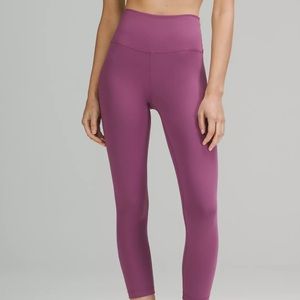 Lululemon Wunder Train High-Rise 25"- Vintage Plum- Size 10